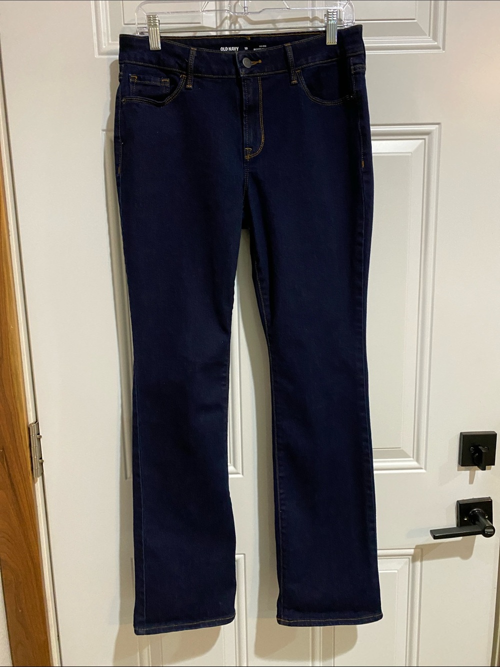 Old Navy mid-rise Women's Navy Blue Bootcut Jeans